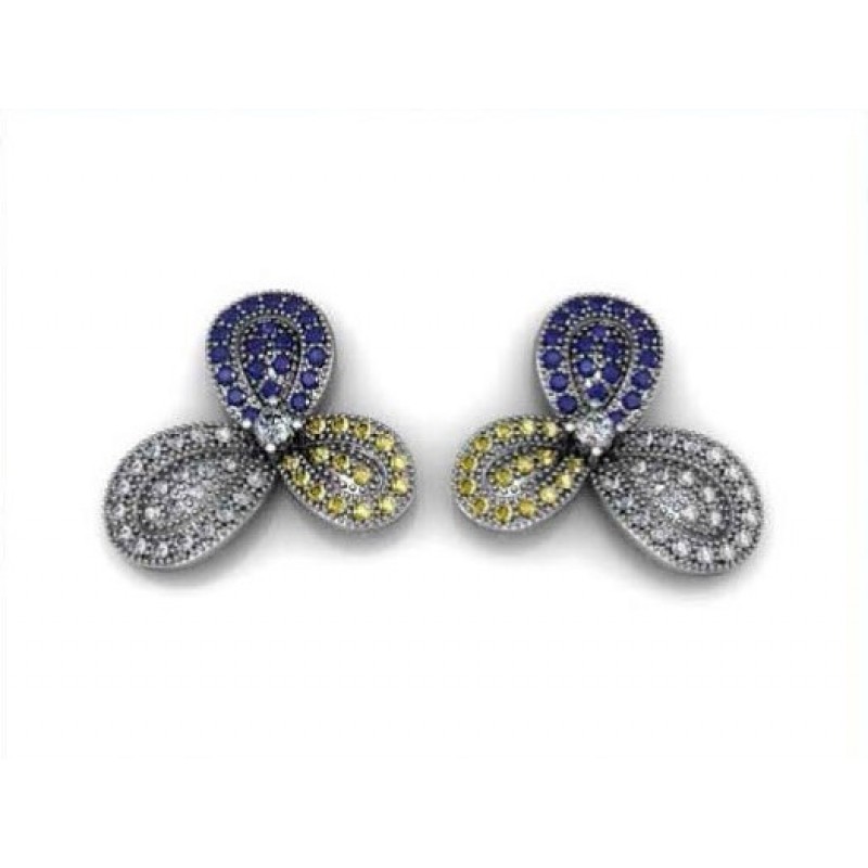 Серьги Цветочек Os 1075