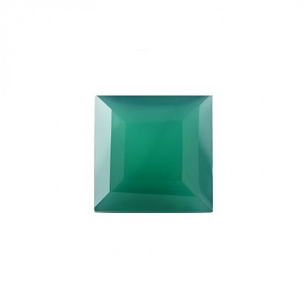 Зелёный оникс квадрат - 3.5х3.5мм