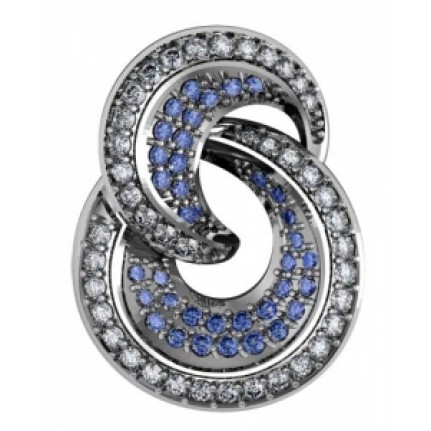 Подвеска с дорожками камней Os 1647