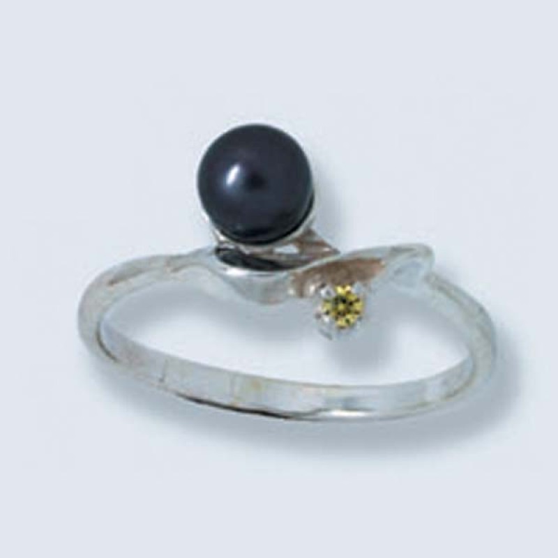 Кольцо с жемчугом 736