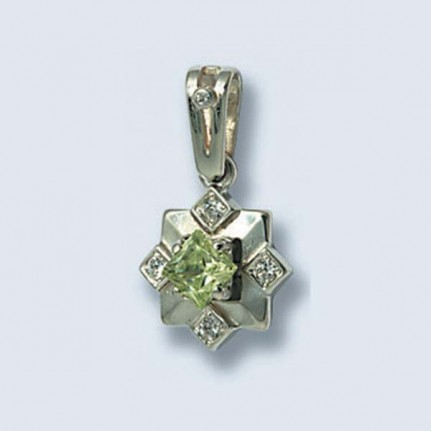 Подвеска с камнями П-015