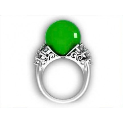 Кольцо с жемчугом Os 7002