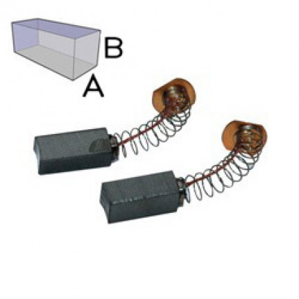 Щетка графит (уголь) для Бормашин FOREDOMCC(к-т 2шт) Китай