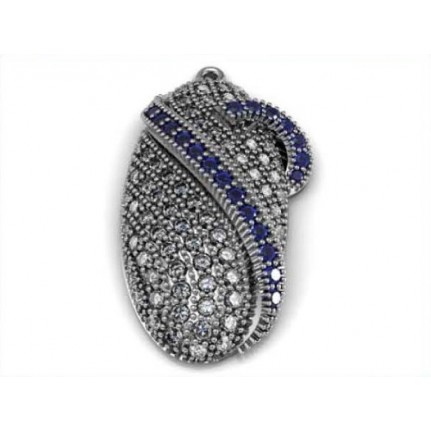 Подвеска с дорожками камней Os 1037