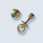 Пусеты с камнями С-553