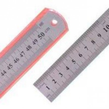 Линейка металлическая, 50 см