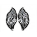 Серьги Листья Os 1165