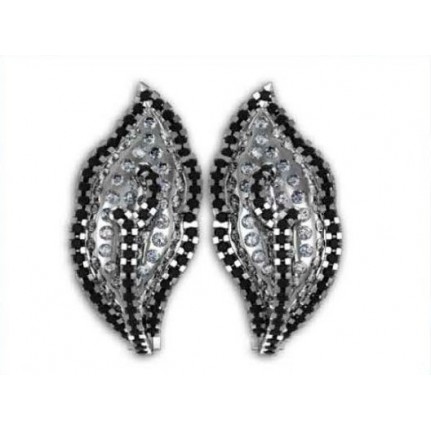 Серьги Листья Os 1165