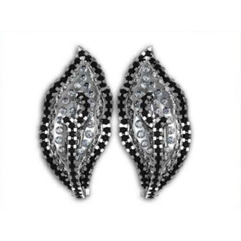 Серьги Листья Os 1165