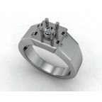 Кольцо с крупным камнем Os 3057