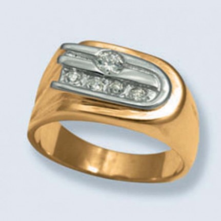 Печатка с камнями 009