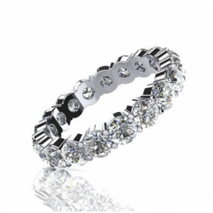 Кольцо с дорожкой камней по кругу Os 2056