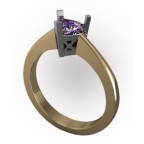 Кольцо с крупным камнем Os 2646