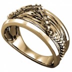 Кольцо с дорожкой камней Os 2049