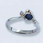 Кольцо с камнями 1644