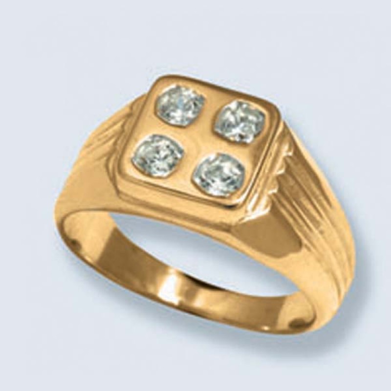 Печатка с камнями 050