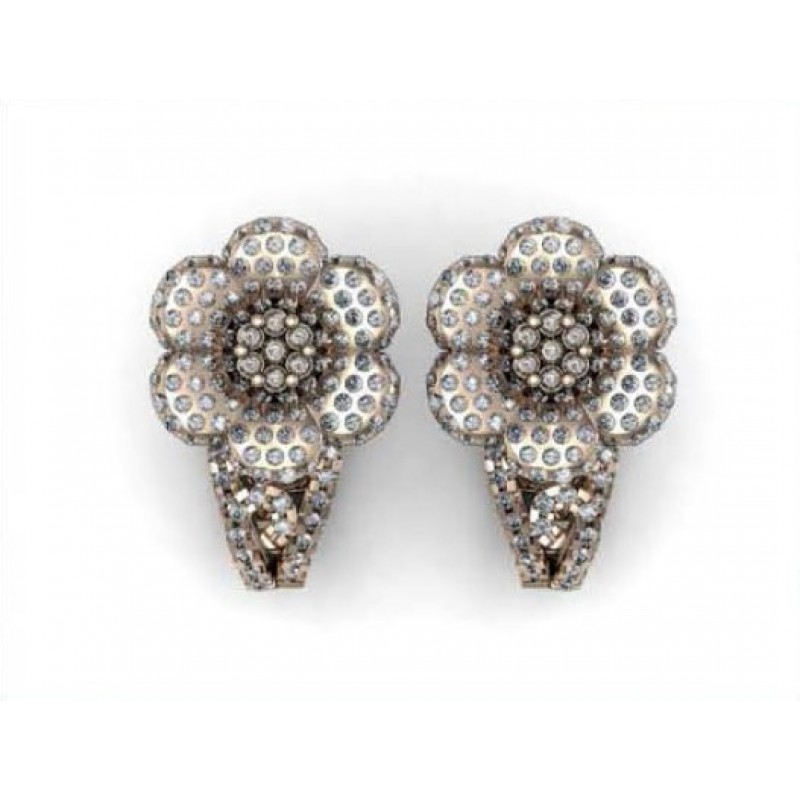 Серьги Цветочки Os 1145