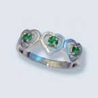 Кольцо с камнями 273