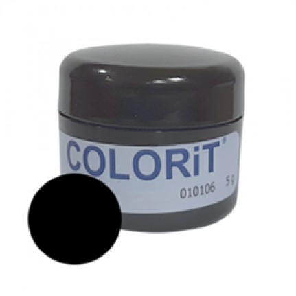 Эмаль COLORIT непрозрачный глубокий черный Deep Black, 5 гр.